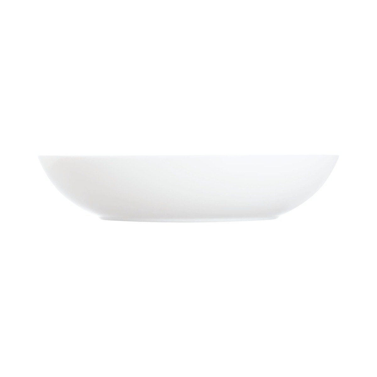 6 assiettes creuses blanches 20 cm -APY blanc, LUMINARC