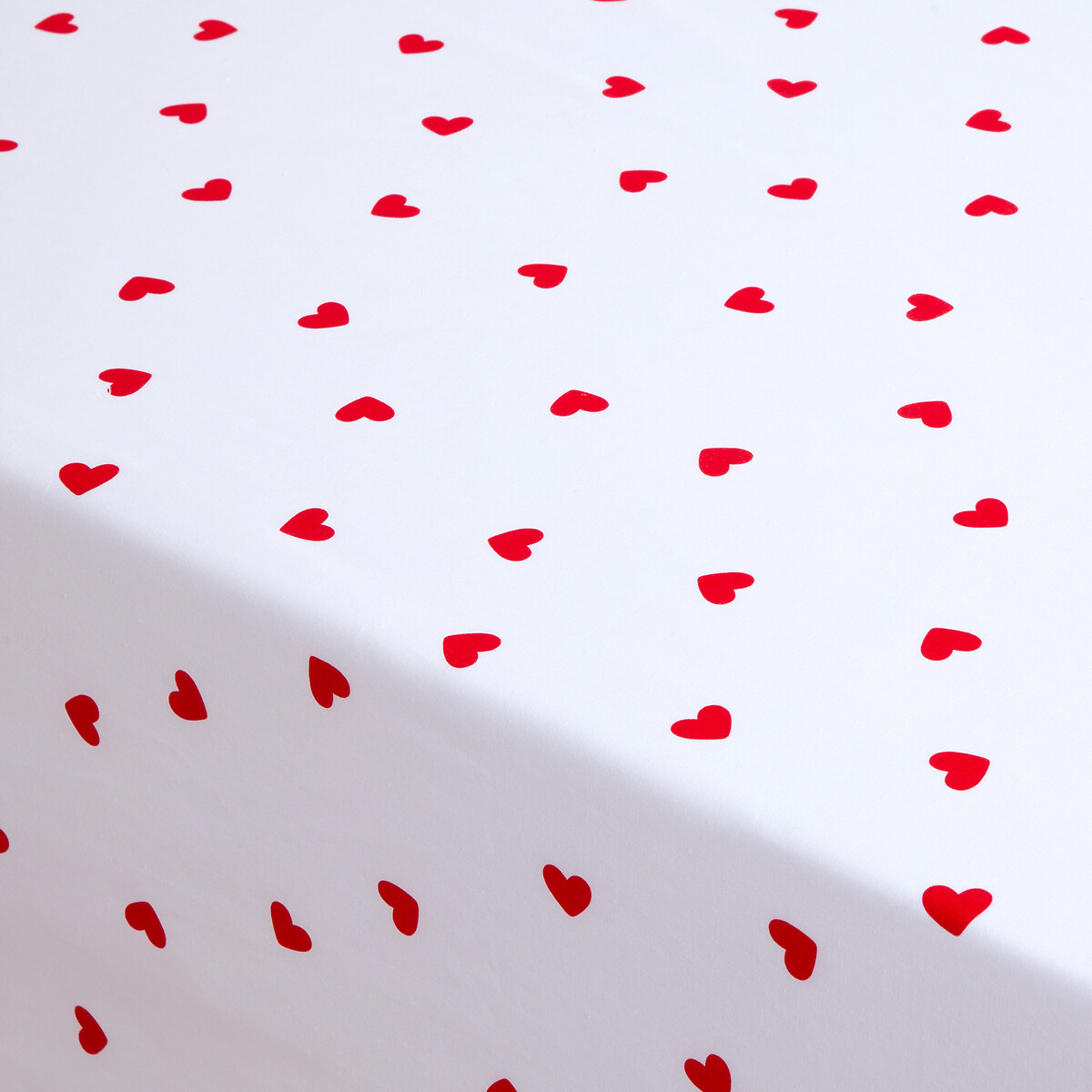Nappe en coton, imprimé cœurs, SCACCO imprimé coeurs, LA REDOUTE INTERIEURS