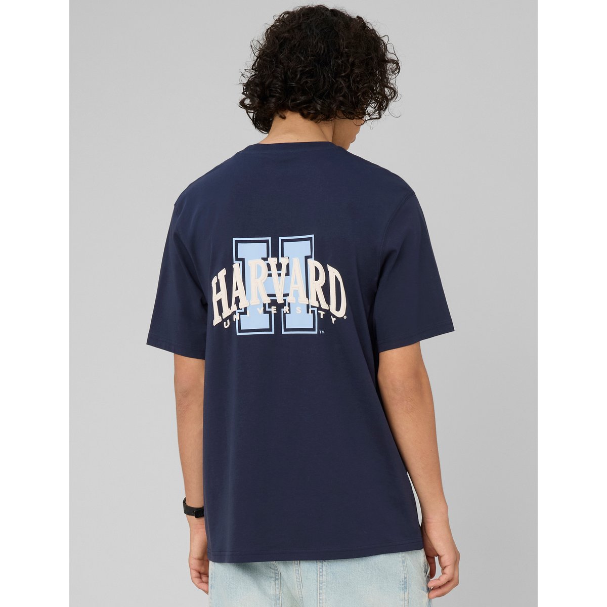 T-shirt licence harvard bleu foncé, BZB