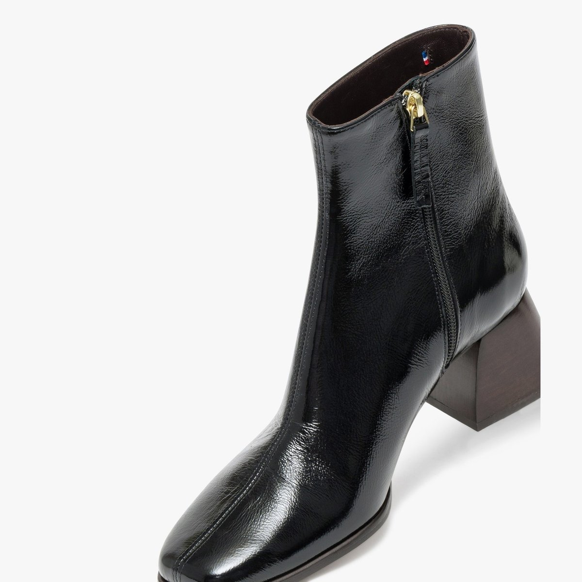 Boots À Talon en cuir TILYA noir, BOCAGE