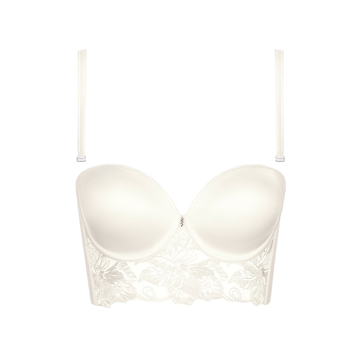 Soutien-gorge bustier balconnet préformé EMINENCE MARIAGE ivoire, LISCA