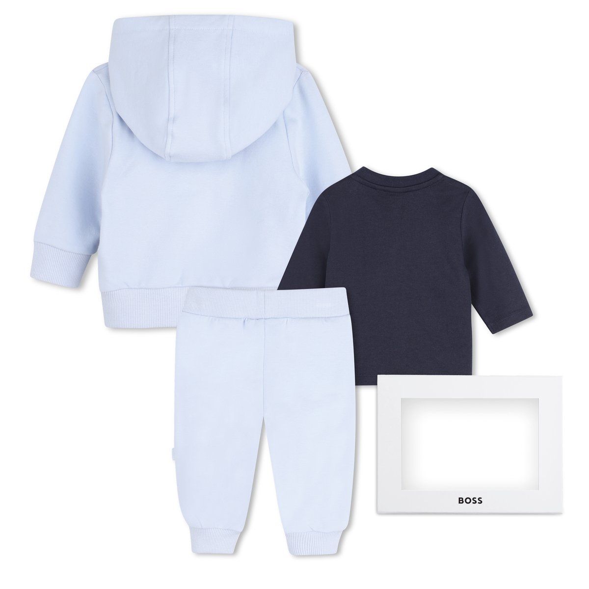 Ensemble pantalon, cardigan et tee-shirt ciel, BOSS KIDSWEAR