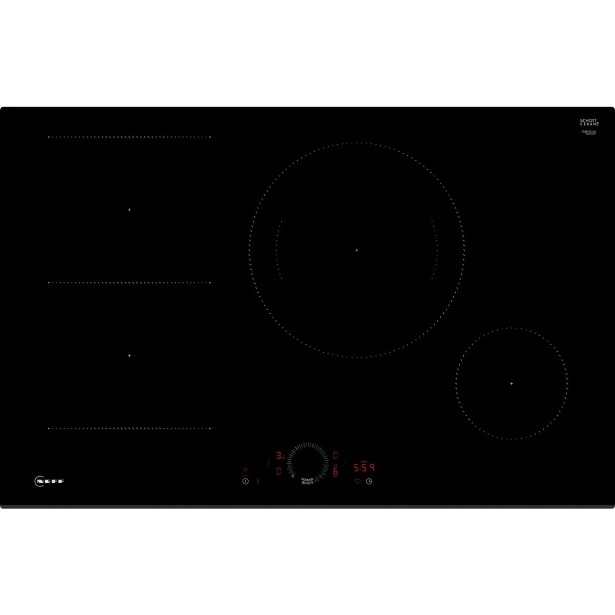 Plaque induction T58FHS1L0 noir, NEFF
