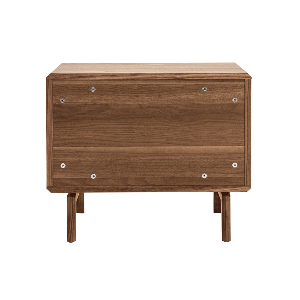 Table de chevet bois foncé noyer SUVA noyer, MILIBOO
