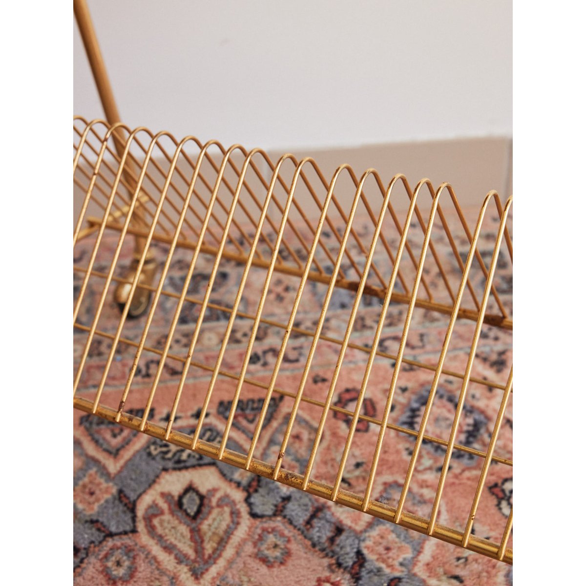 Porte vinyles en bois Anouk N°347 - Bon état doré, DEBONGOUT