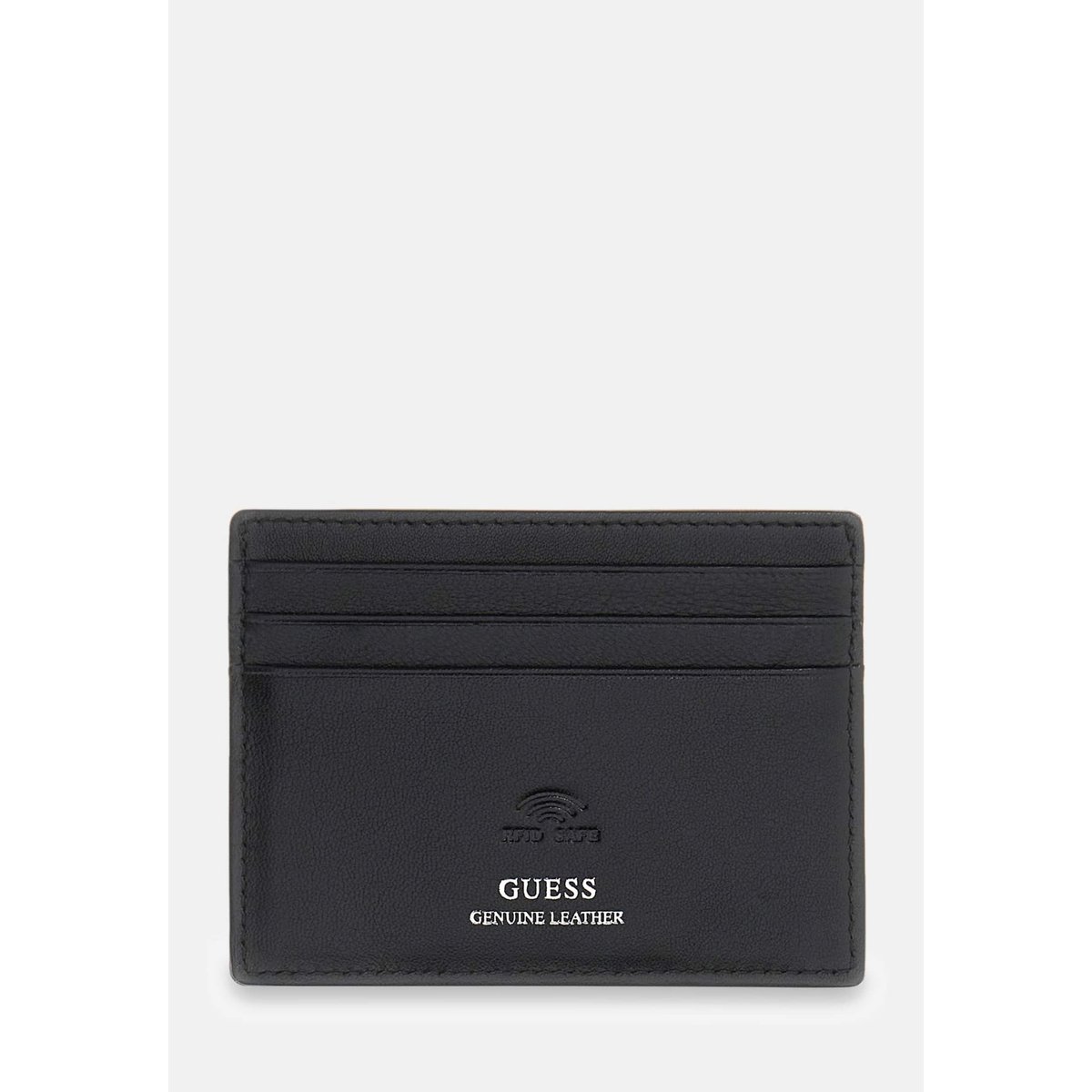Porte-Cartes En Cuir Véritable Boston noir, GUESS