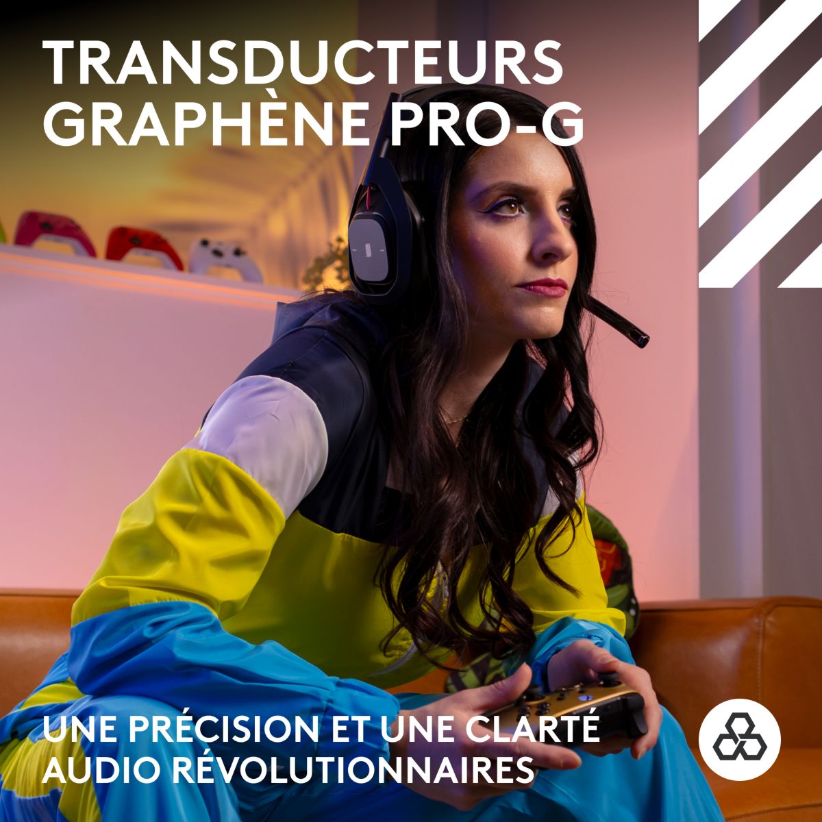 Casque gamer G Astro A50 LIGHTSPEED Noir noir, LOGITECH