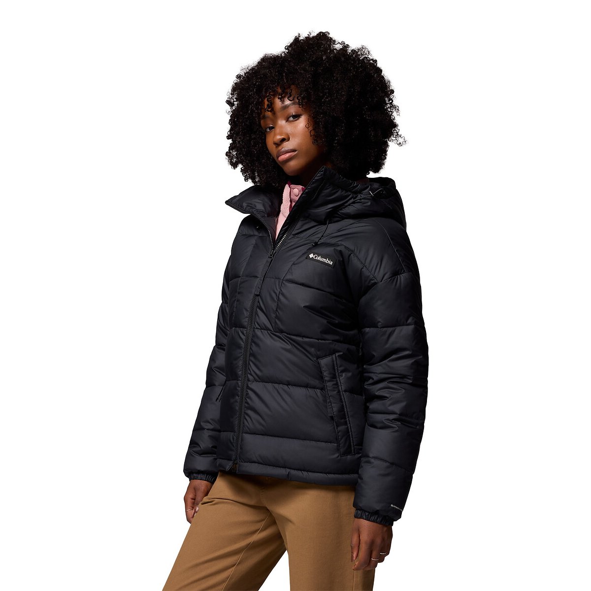 Pike Lake™ Padded Jacket with Hood black, COLUMBIA