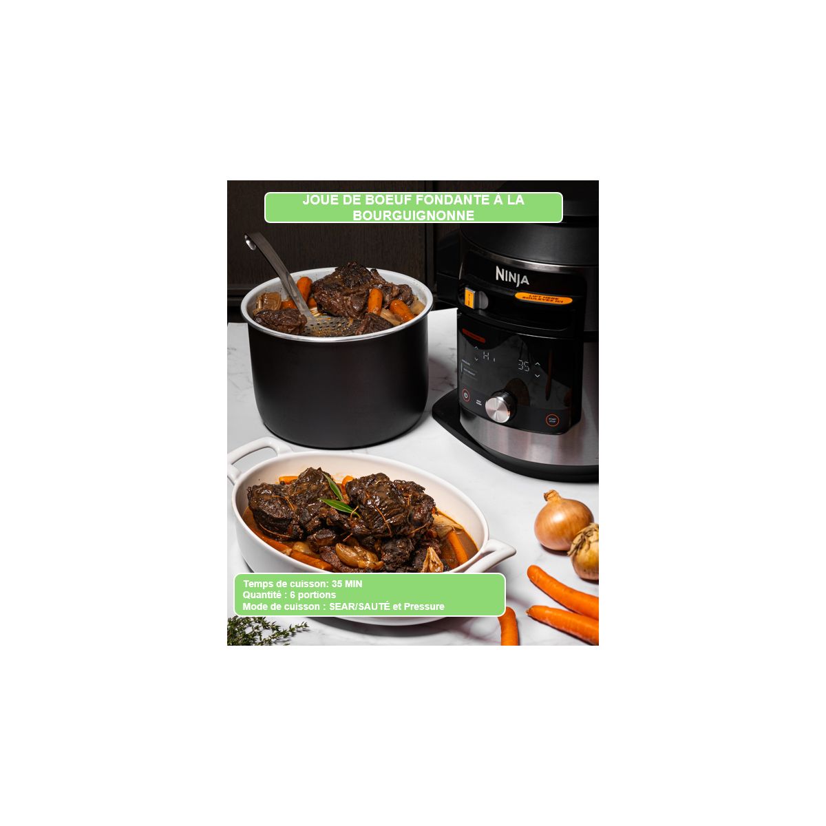 Multicuiseur Foodi Max OL750EU gris/noir 7,5 L, 14 modes de cuisson dont air fryer multicolore, NINJA