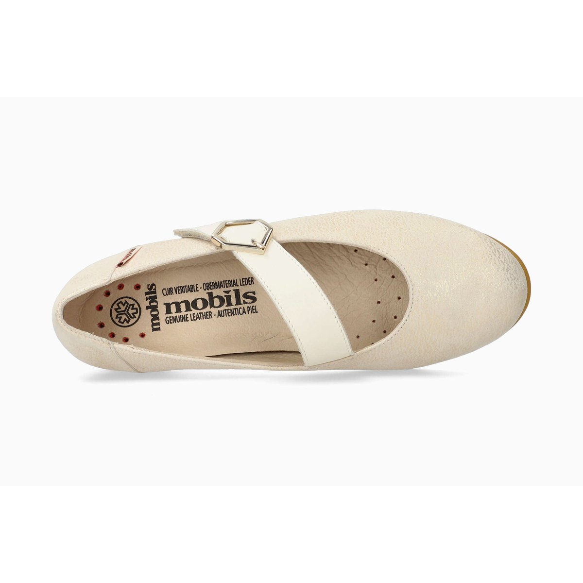 Ballerines en cuir SABRIA light sand 5148, MEPHISTO