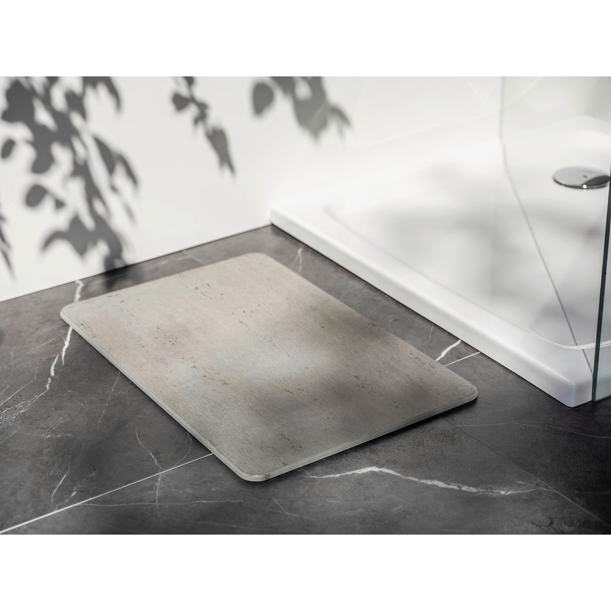 Tapis de bain antidérapant en diatomite PUNA beige, WENKO