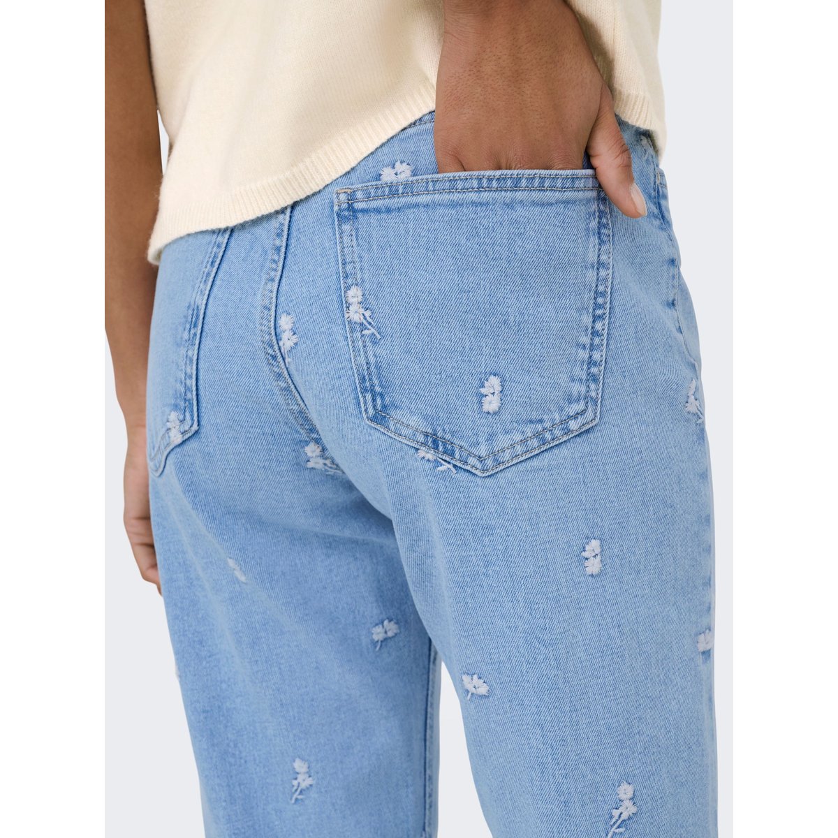 Jean Coupe Droite light blue denim, ONLY