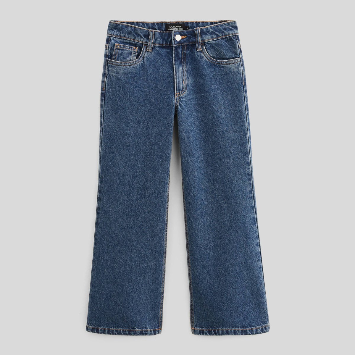 Jean flare stone denim, MONOPRIX