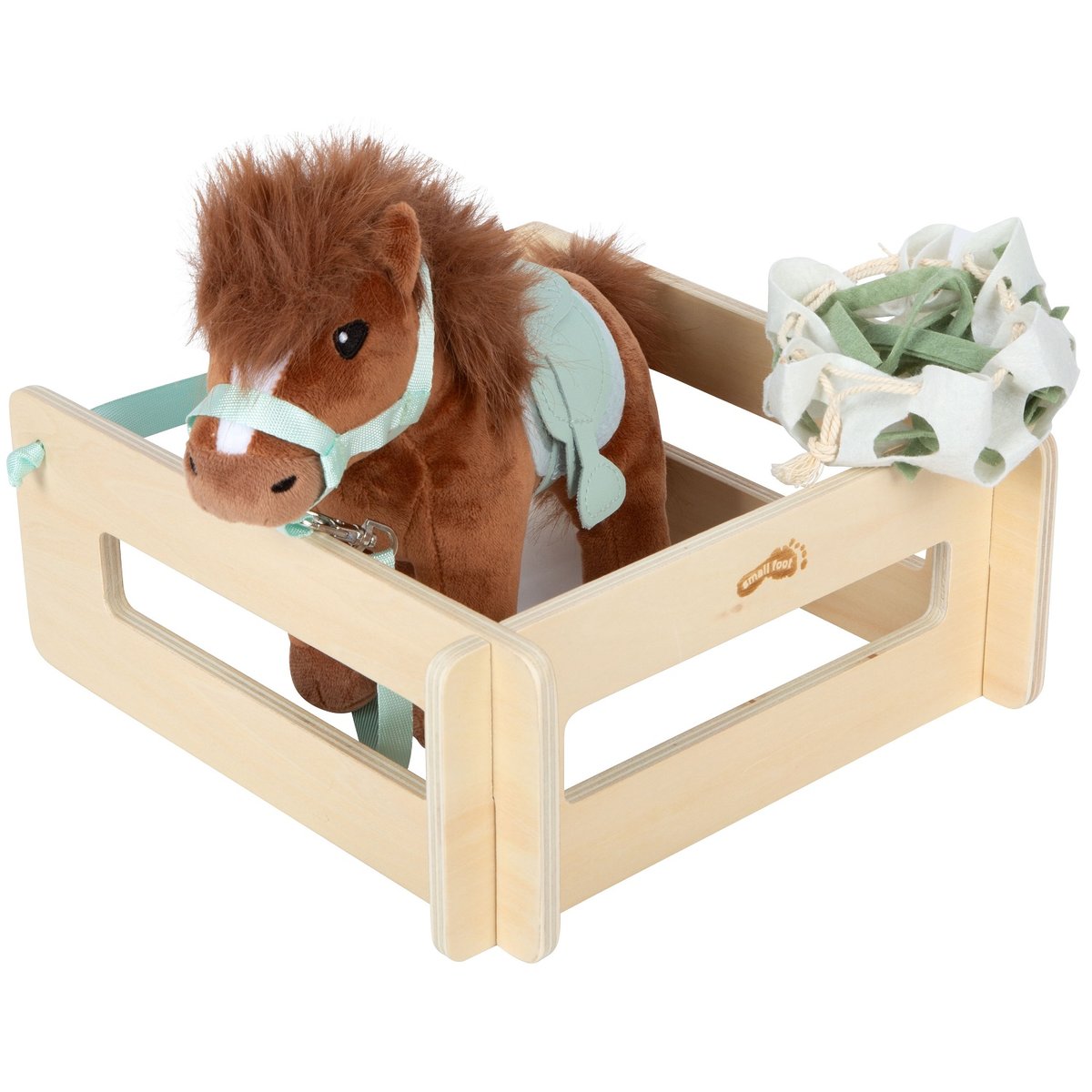 Cheval avec écurie et accessoires beige, SMALL FOOT COMPANY