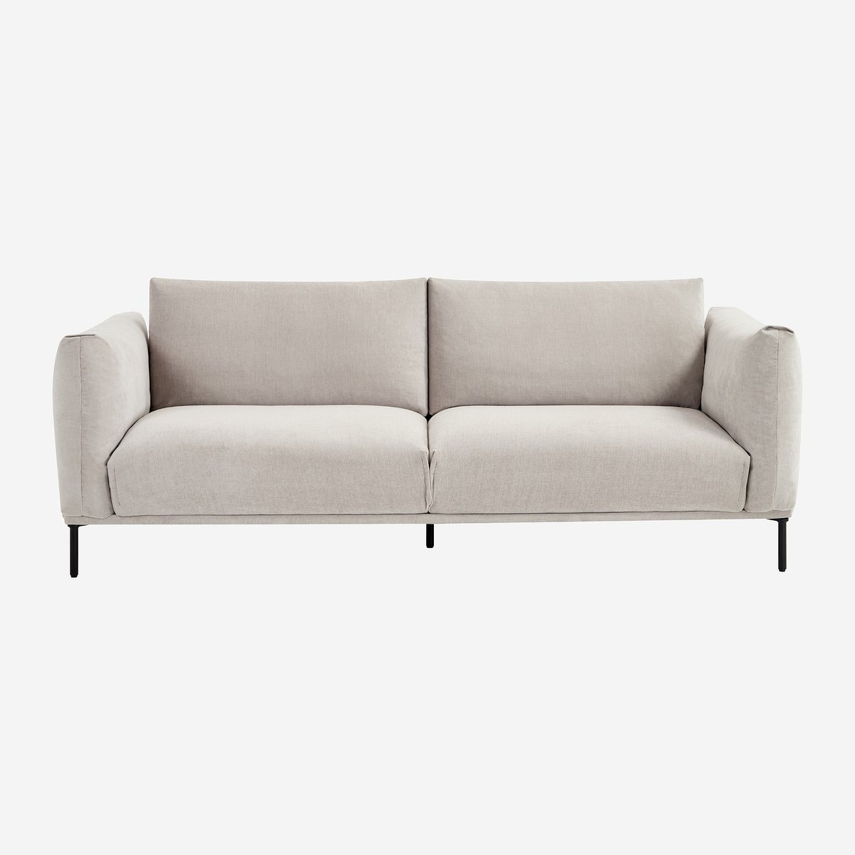 Canapé en tissu AMAMI gris, HABITAT