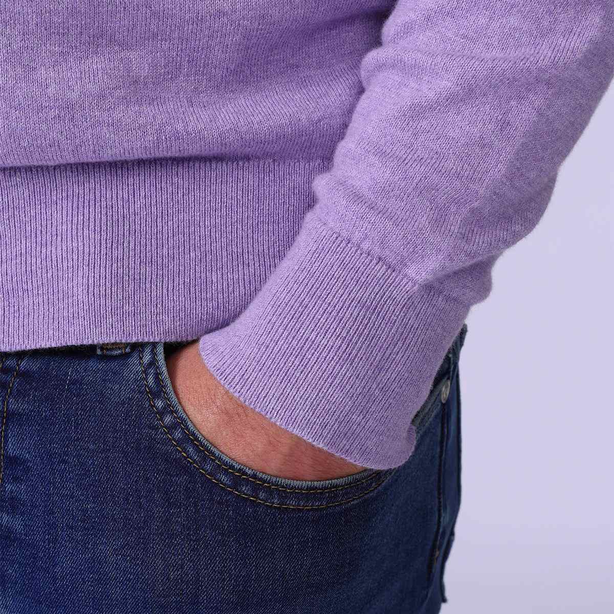 Pull Erwann lilas, MISE AU GREEN