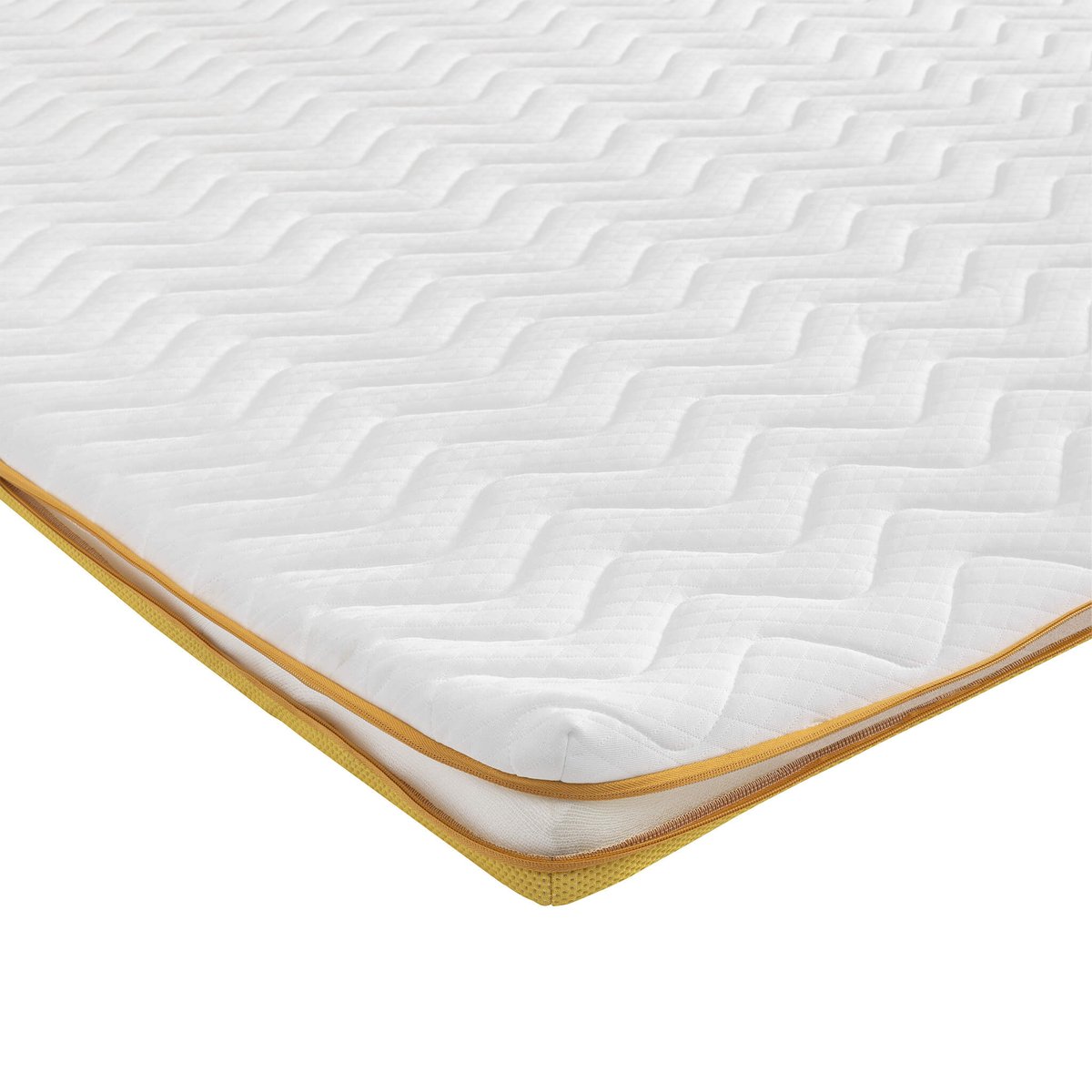 Surmatelas mousse ferme Aurore blanc, SOMEO