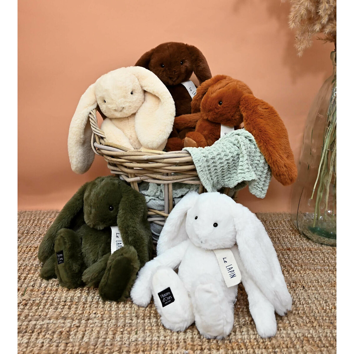 Doudou Lapin 32cm vanille, HISTOIRE D'OURS