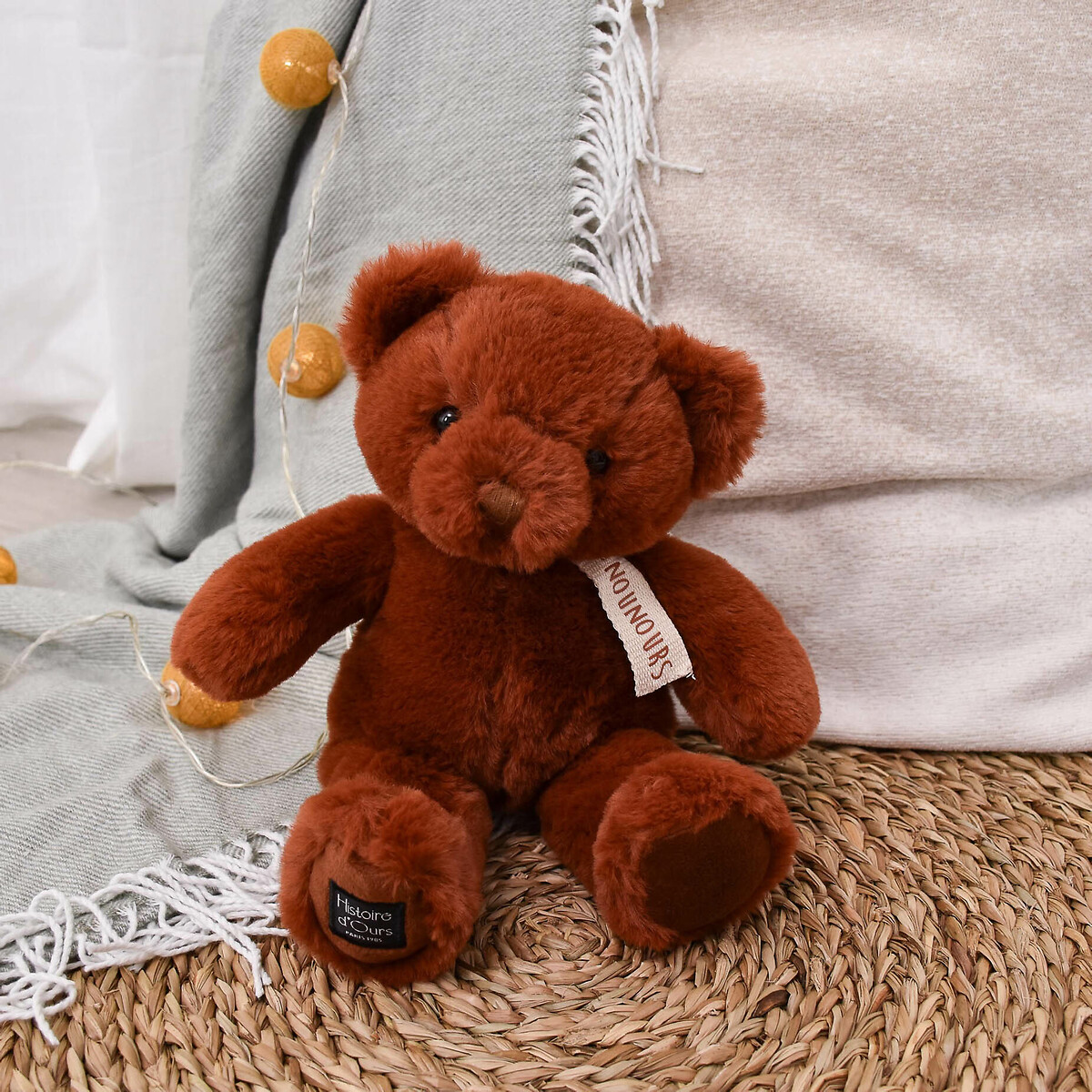Doudou Le Nounours 28cm cannelle, HISTOIRE D'OURS
