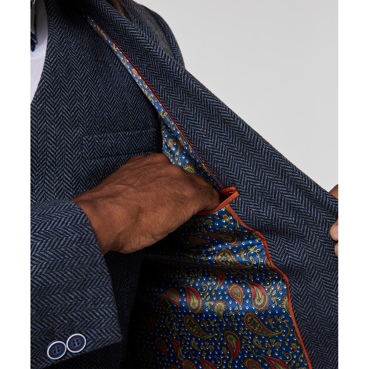 Charmant Blazer à Chevrons bleu, JOE BROWNS