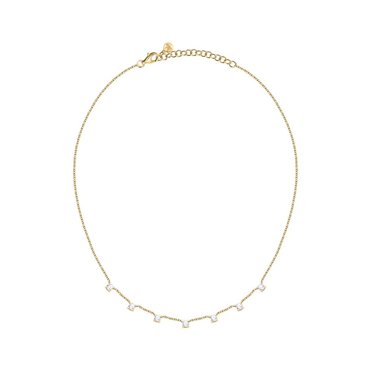 Colliers en Zircon/zircons Cubiques/argent 925/1000 Recyclé et Zircon or jaune, blanc, MORELLATO