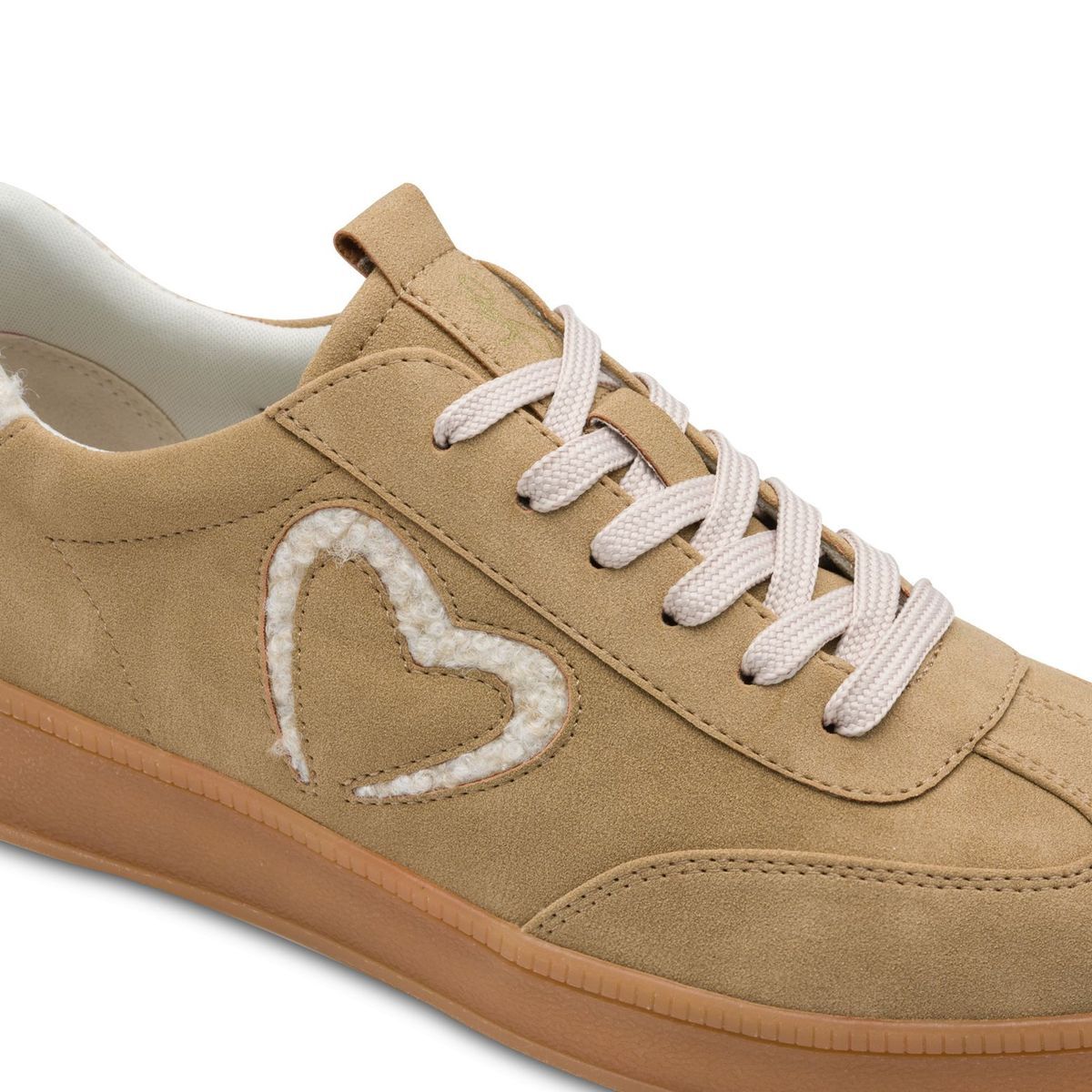 Basket à lacets beige, MARCO TOZZI