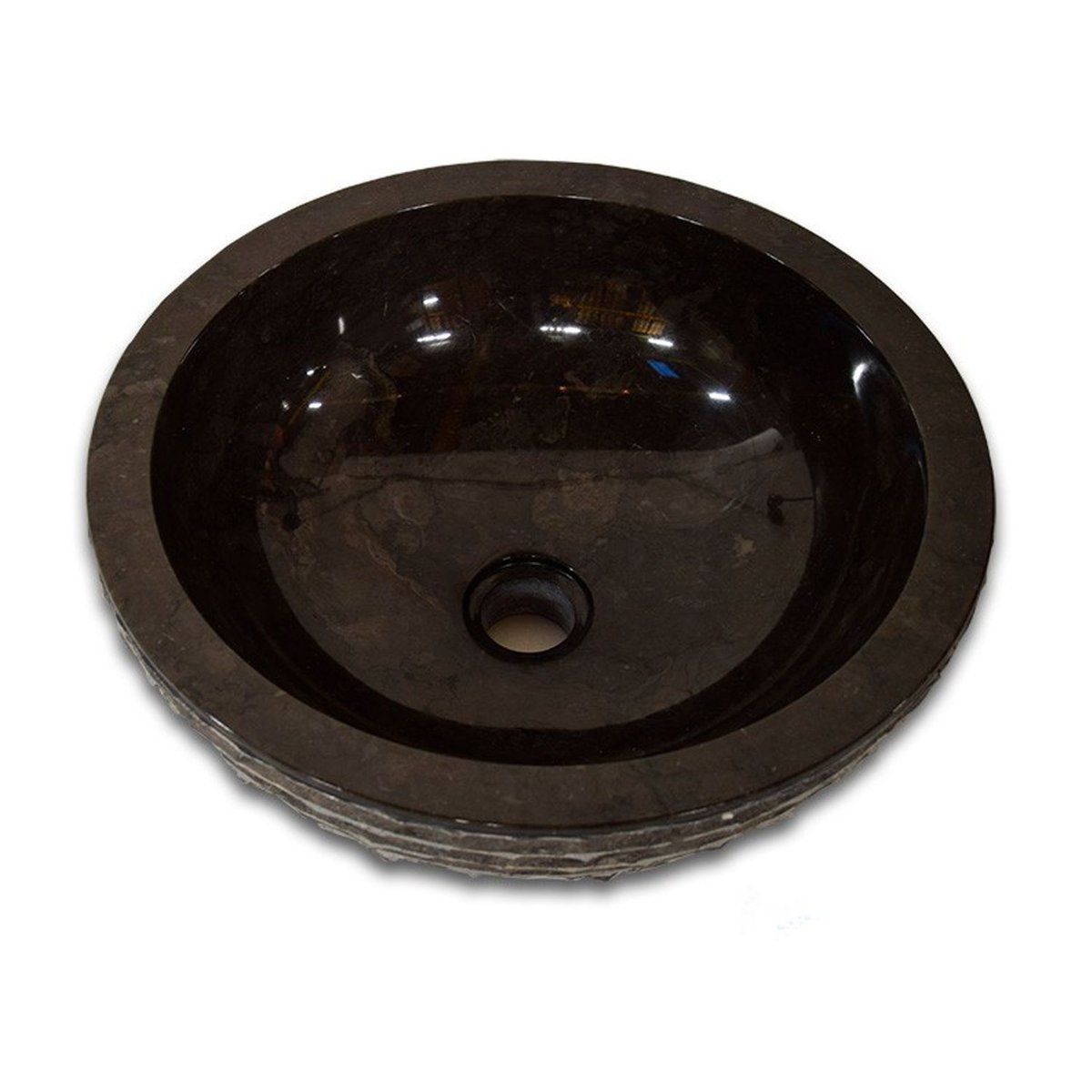 Vasque Marmo en marbre noir, OCEAN LINE