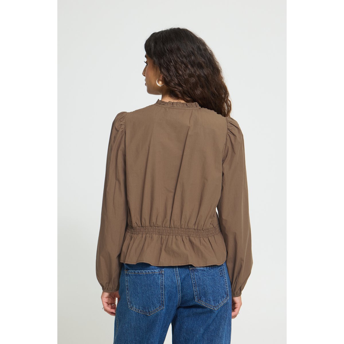 Blouse à manches longues vert carafe, ICHI