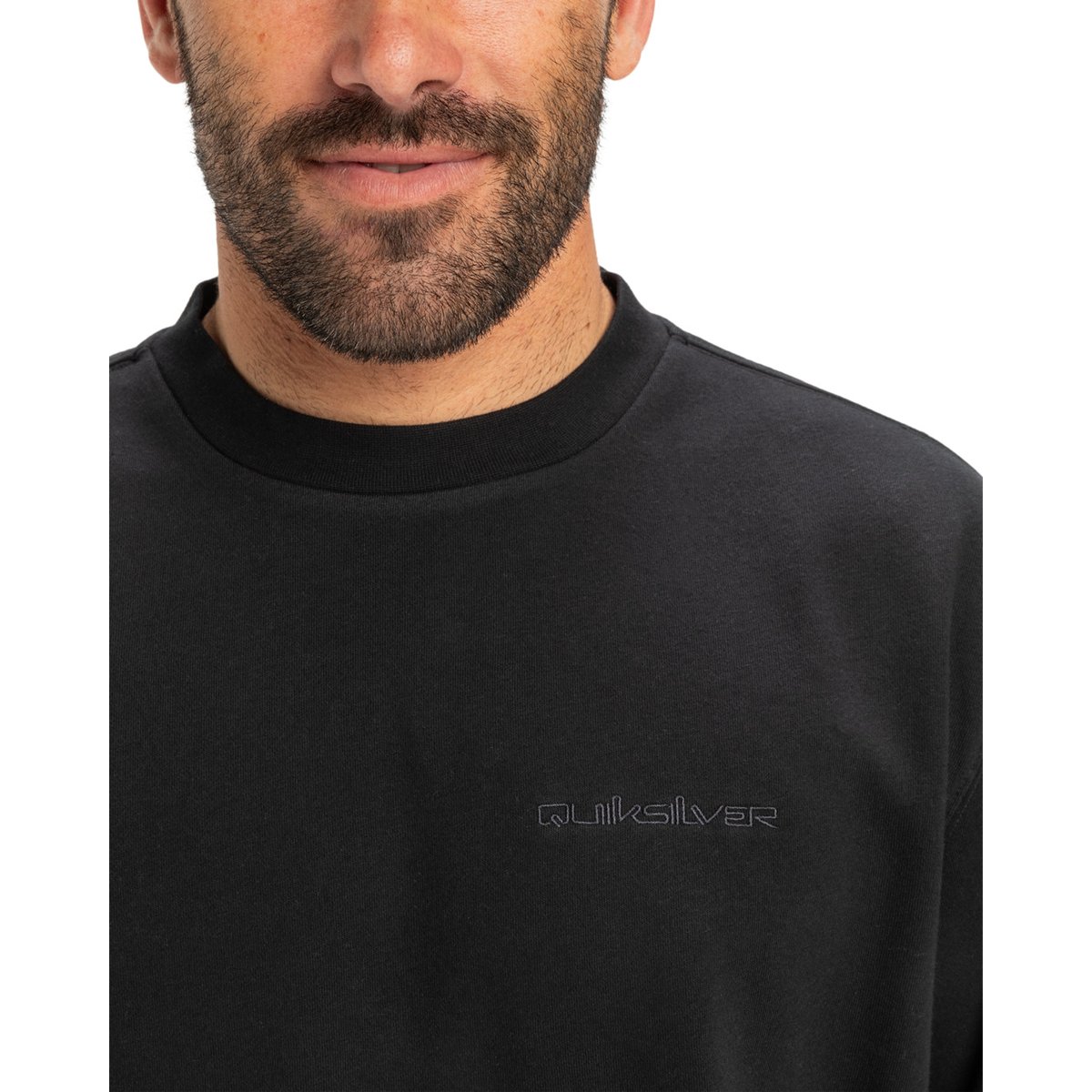 Sweat à col rond SALT WATER noir black, QUIKSILVER