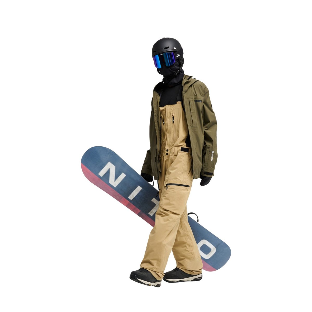 Salopette de snow technique ALTOSTRATUS STRETCH GORE-TEX® beige kelp, QUIKSILVER