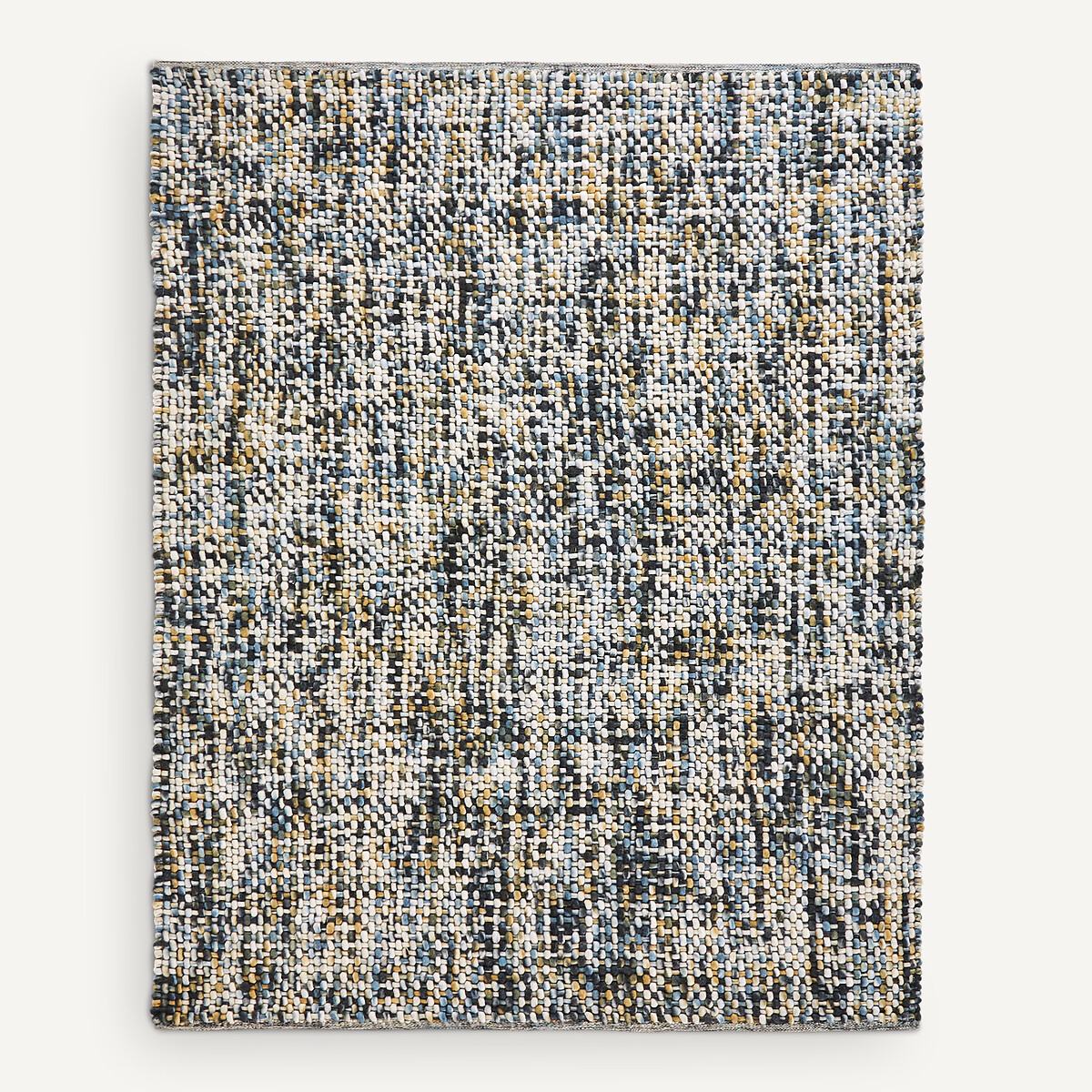 Mutanya Hand Woven Wool Rug peacock blue, AM.PM