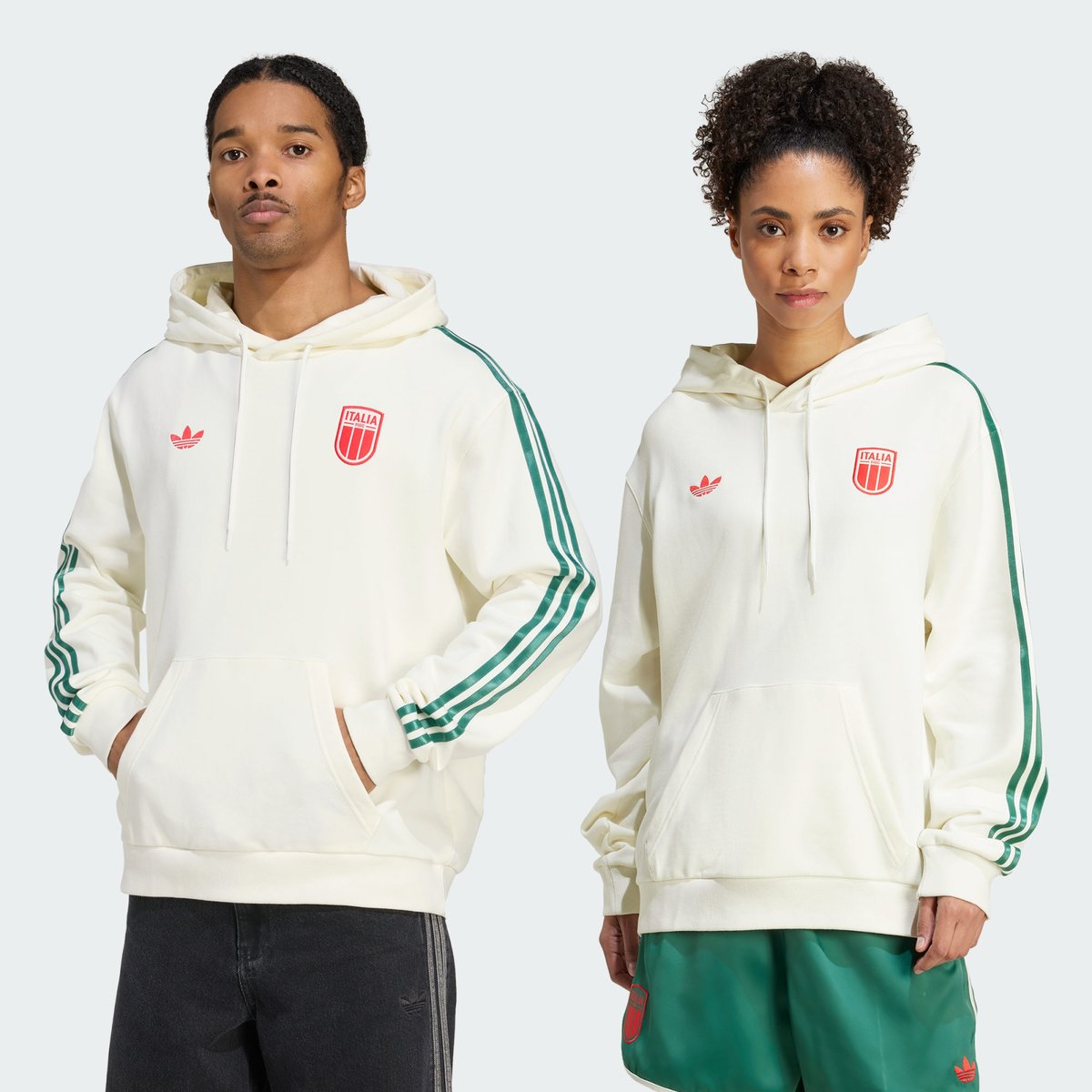 Sweat-Shirt À Capuche Italie (Non Genré) Sweat-Shirt À Capuche Italie (Non Genré) off white, adidas Originals