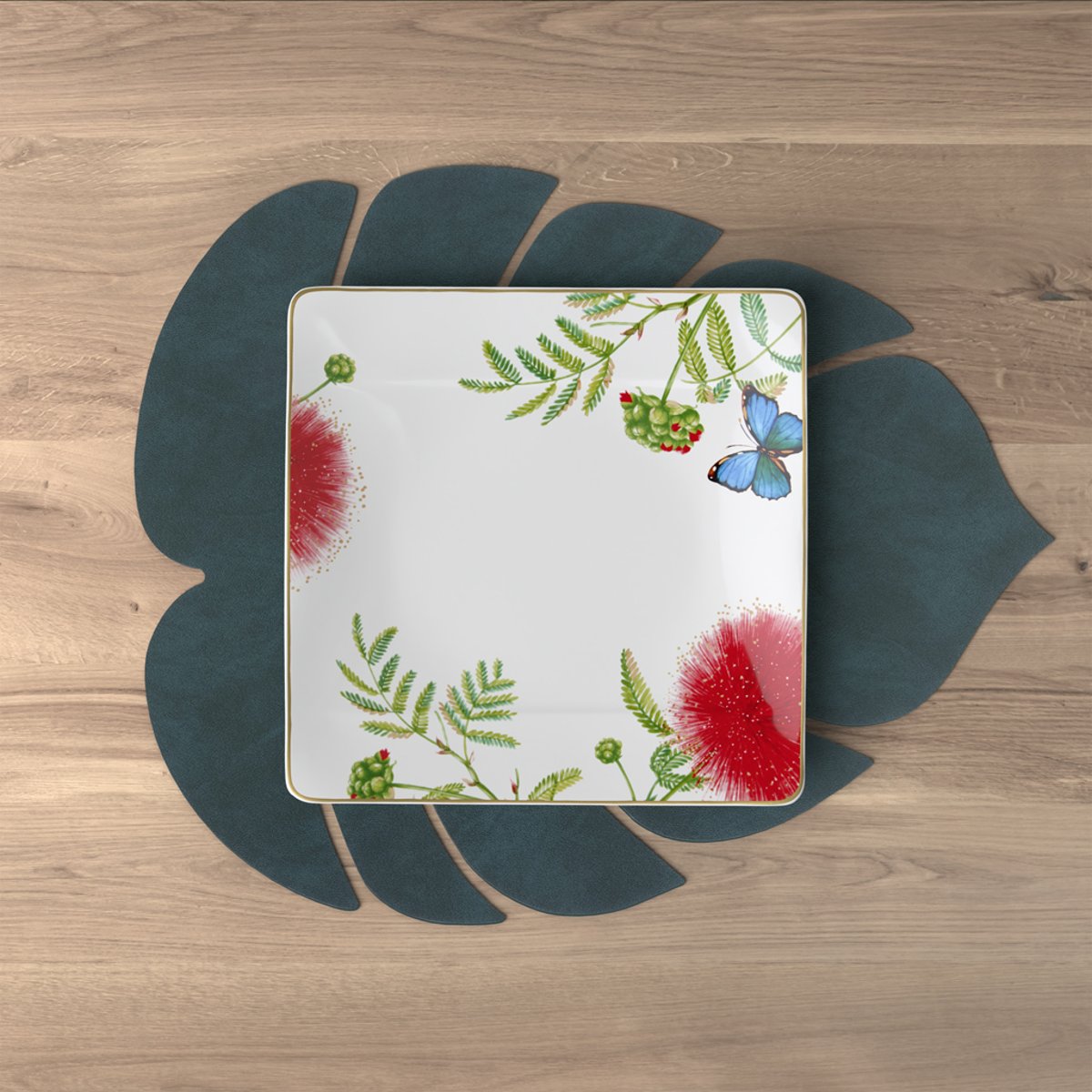 Set de table Feuille Lifestyle Accessoires vert, VILLEROY & BOCH