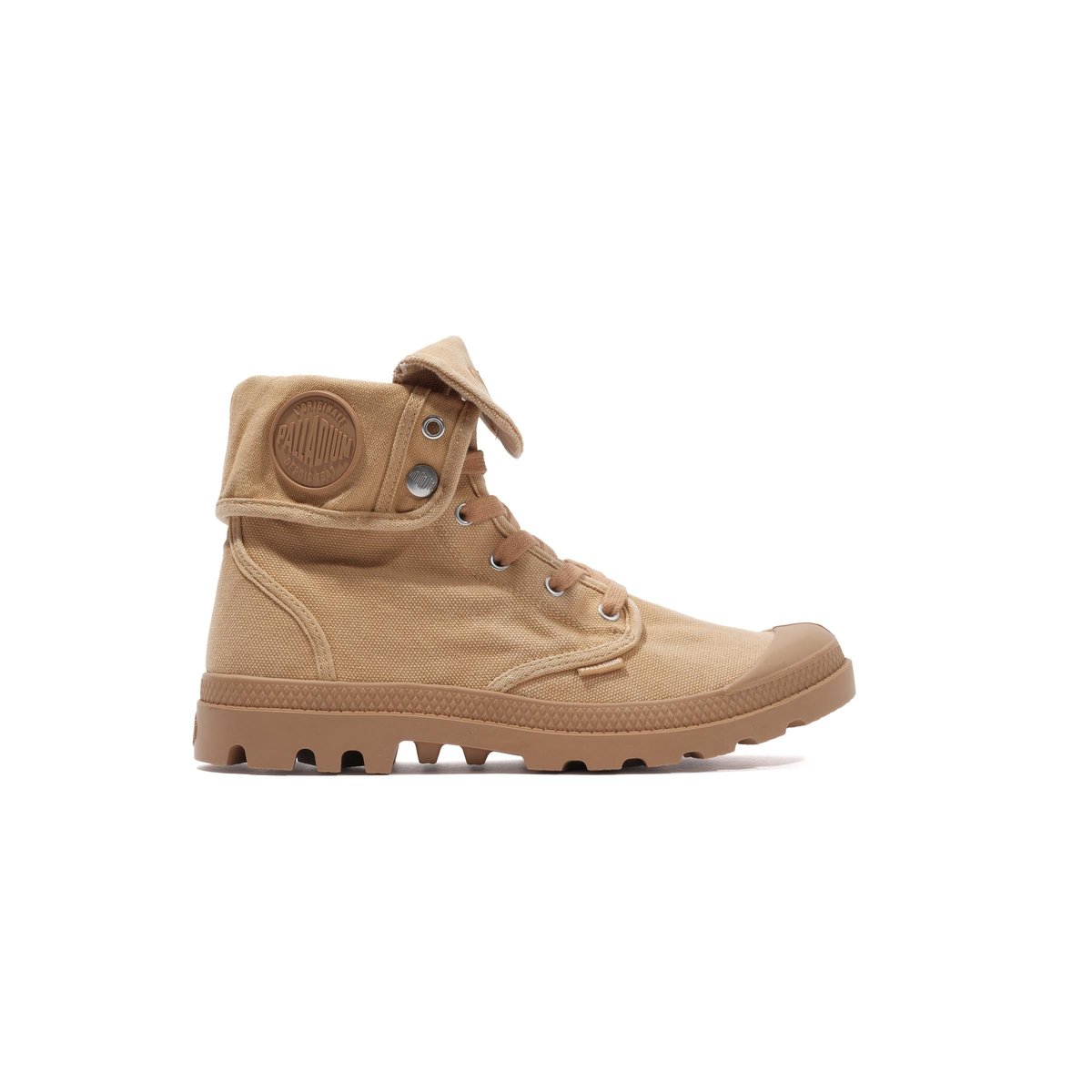Baskets montantes à revers Baggy camel, PALLADIUM