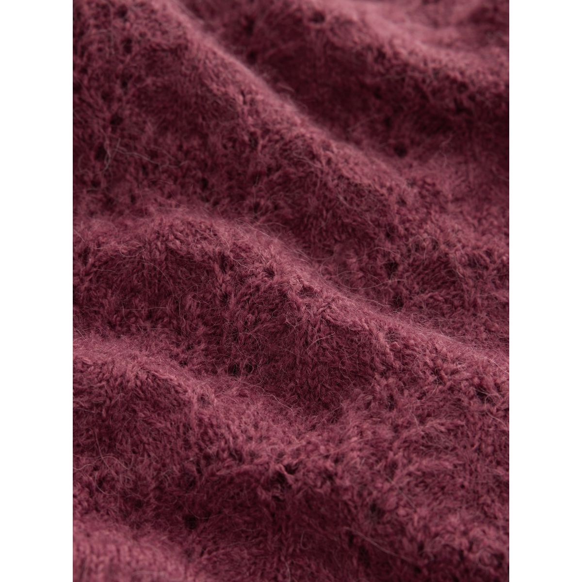 Cardigan en maille pointelle à nouer rose foncé, NEXT