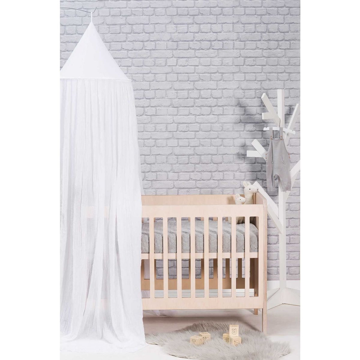 Grande flèche de lit blanc, JOLLEIN