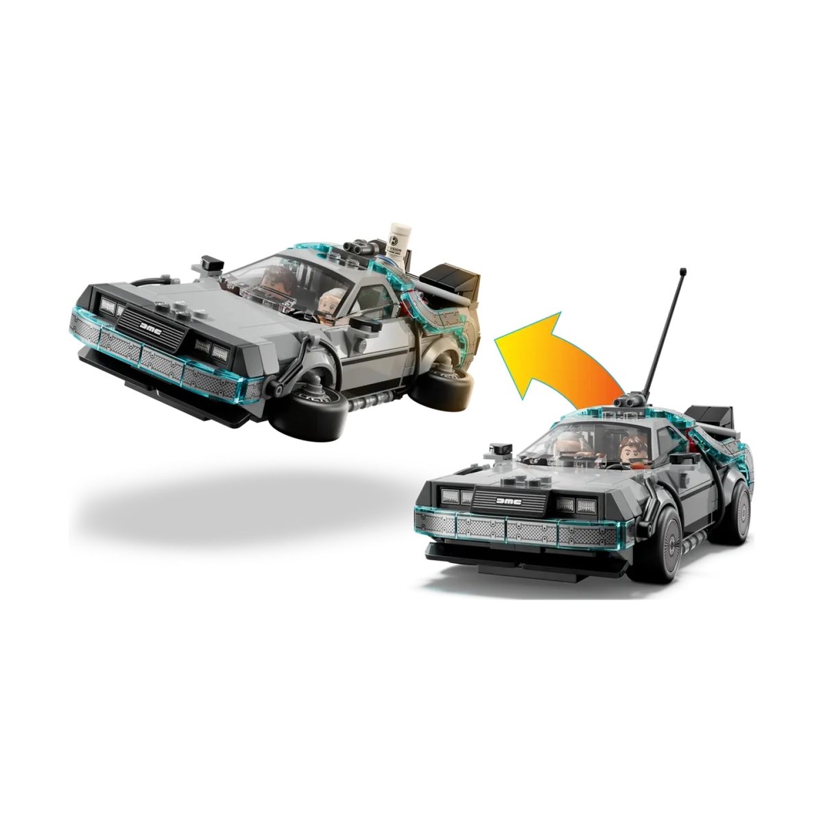 Speed Champions La machine à remonter le temps de Retour vers le futur gris, LEGO