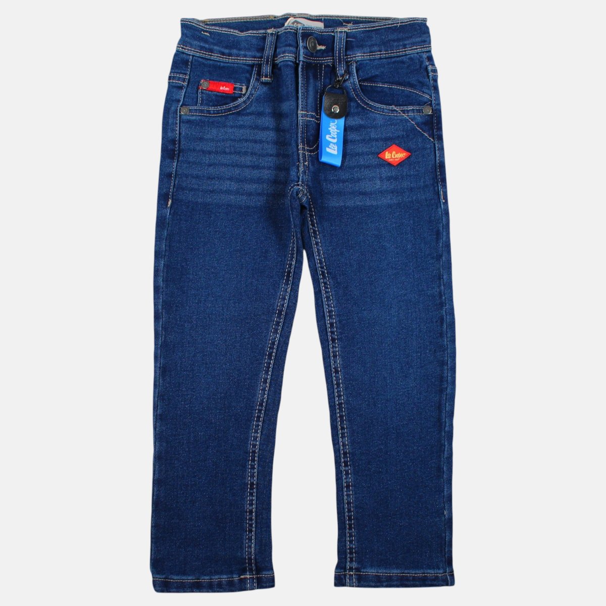 Jean slim 5 poches, coupe droite DENIM bleu brut, LEE COOPER