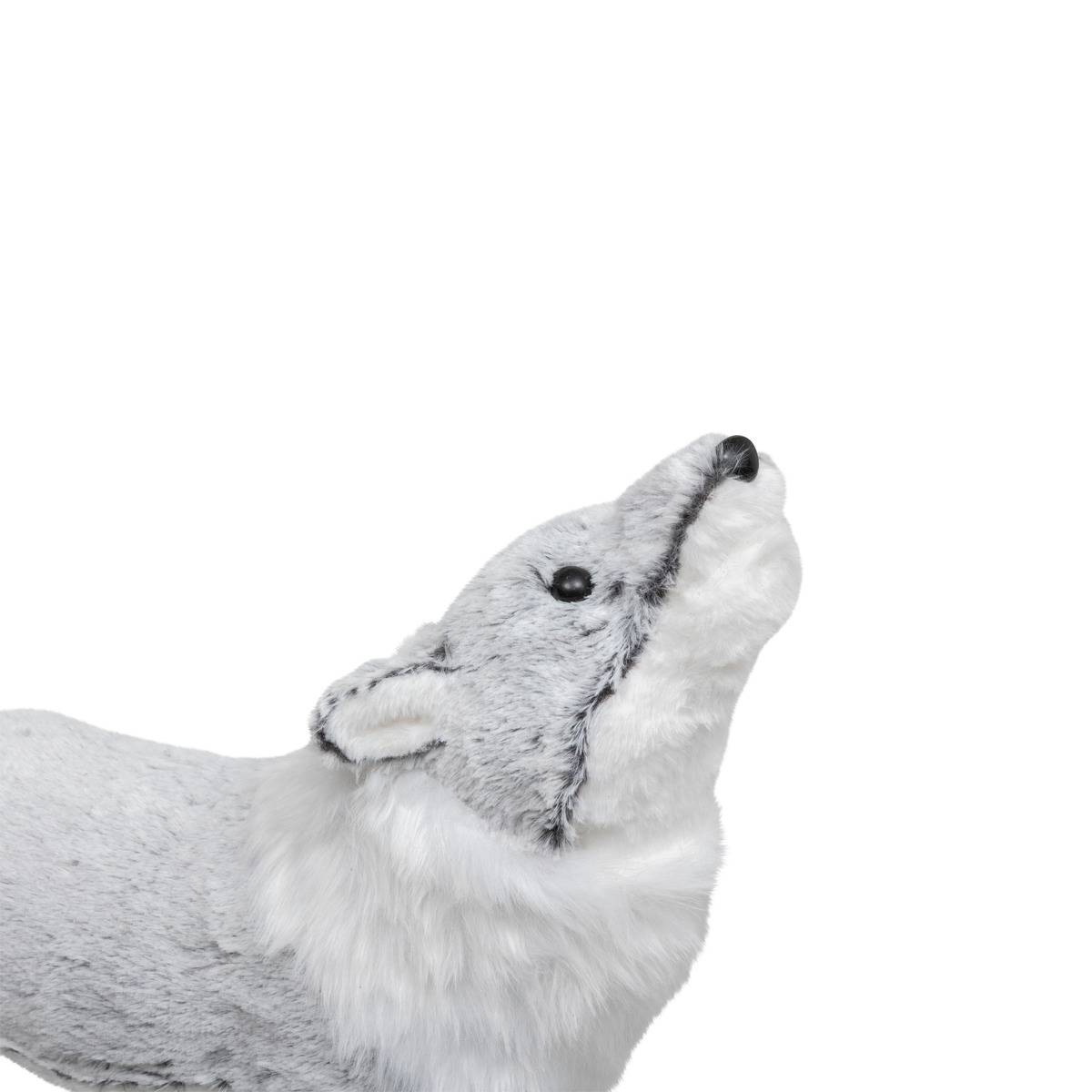 Polyfoam loup blanc 60x45cm blanc, ATMOSPHERA