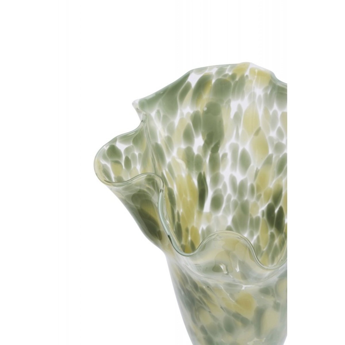 Vase décoratif verre vert, MADAM STOLTZ