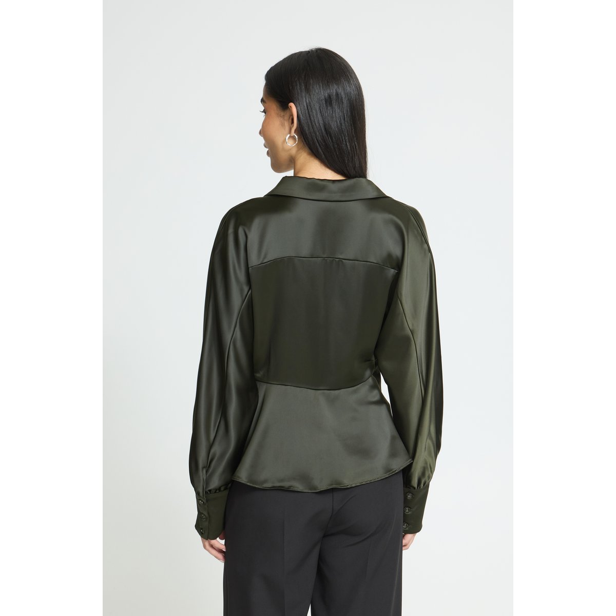 Chemise à manches longues marron rosin, ICHI