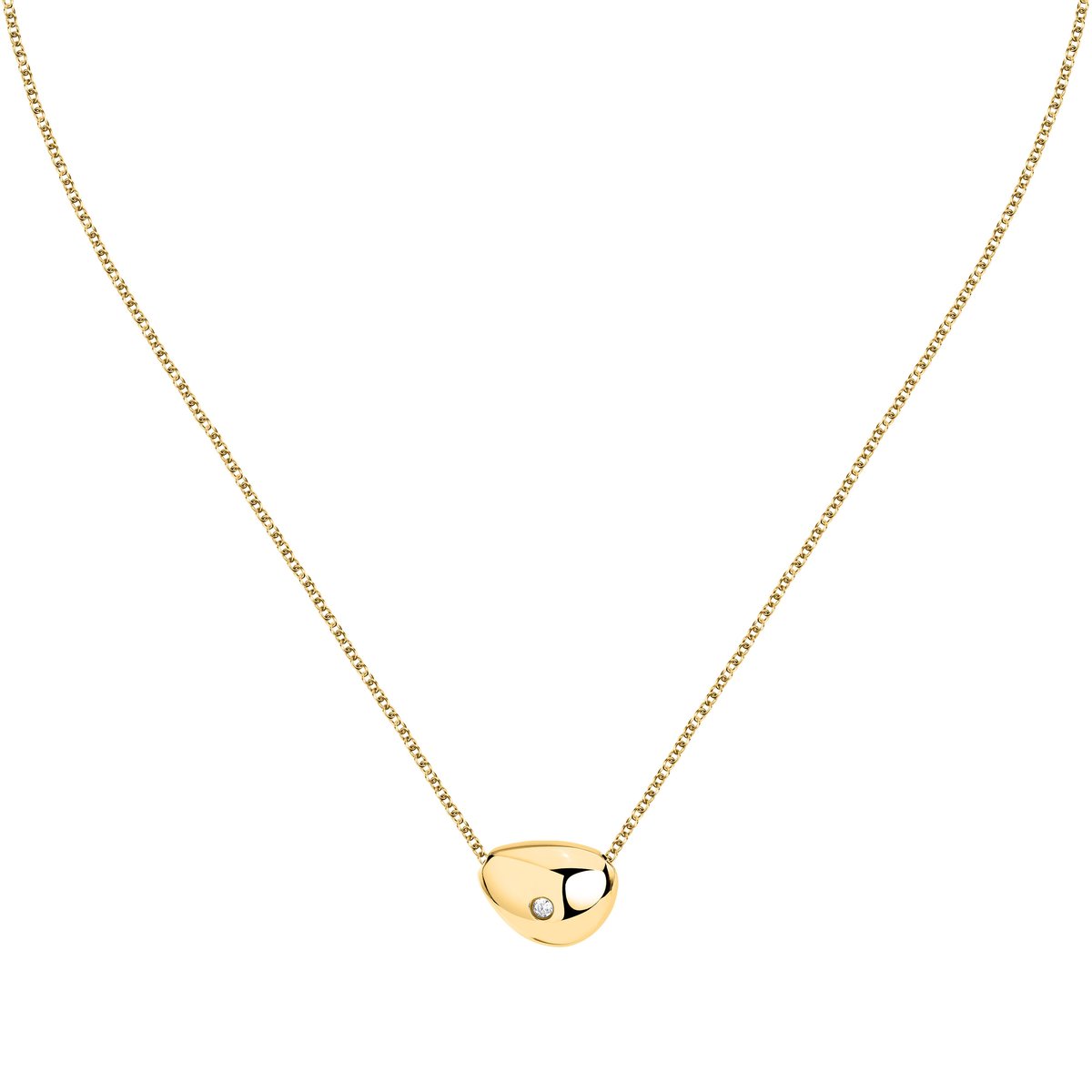 Collier CONTEMPORARY or jaune, LA PETITE STORY