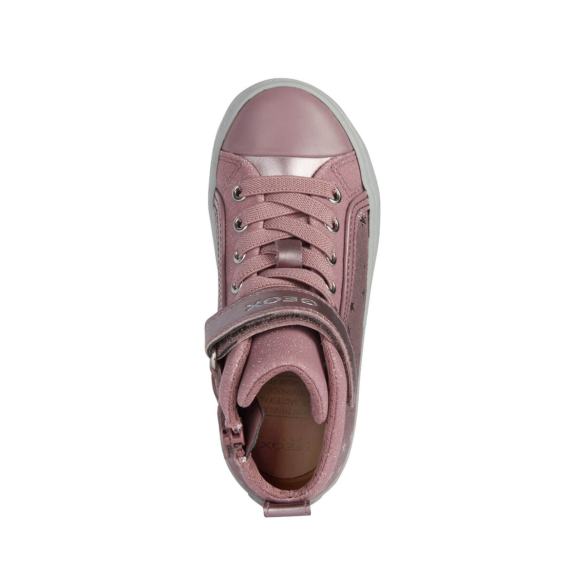 Zapatillas de caña alta Kalispera rosa , GEOX