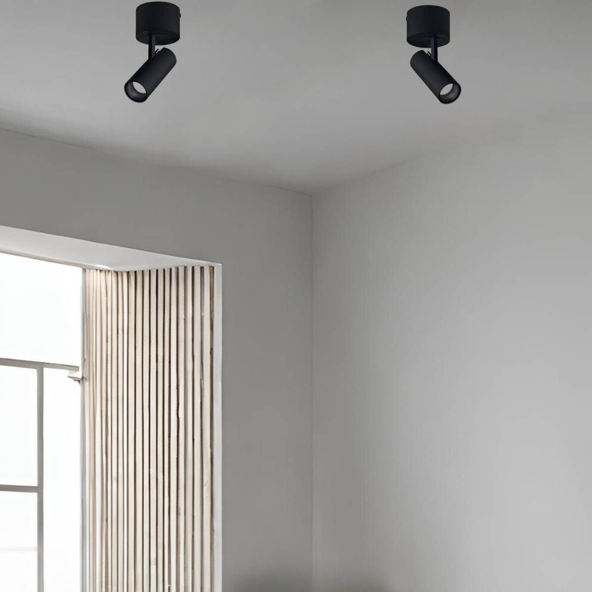 Plafonnier    PLAY noir, IDEAL LUX