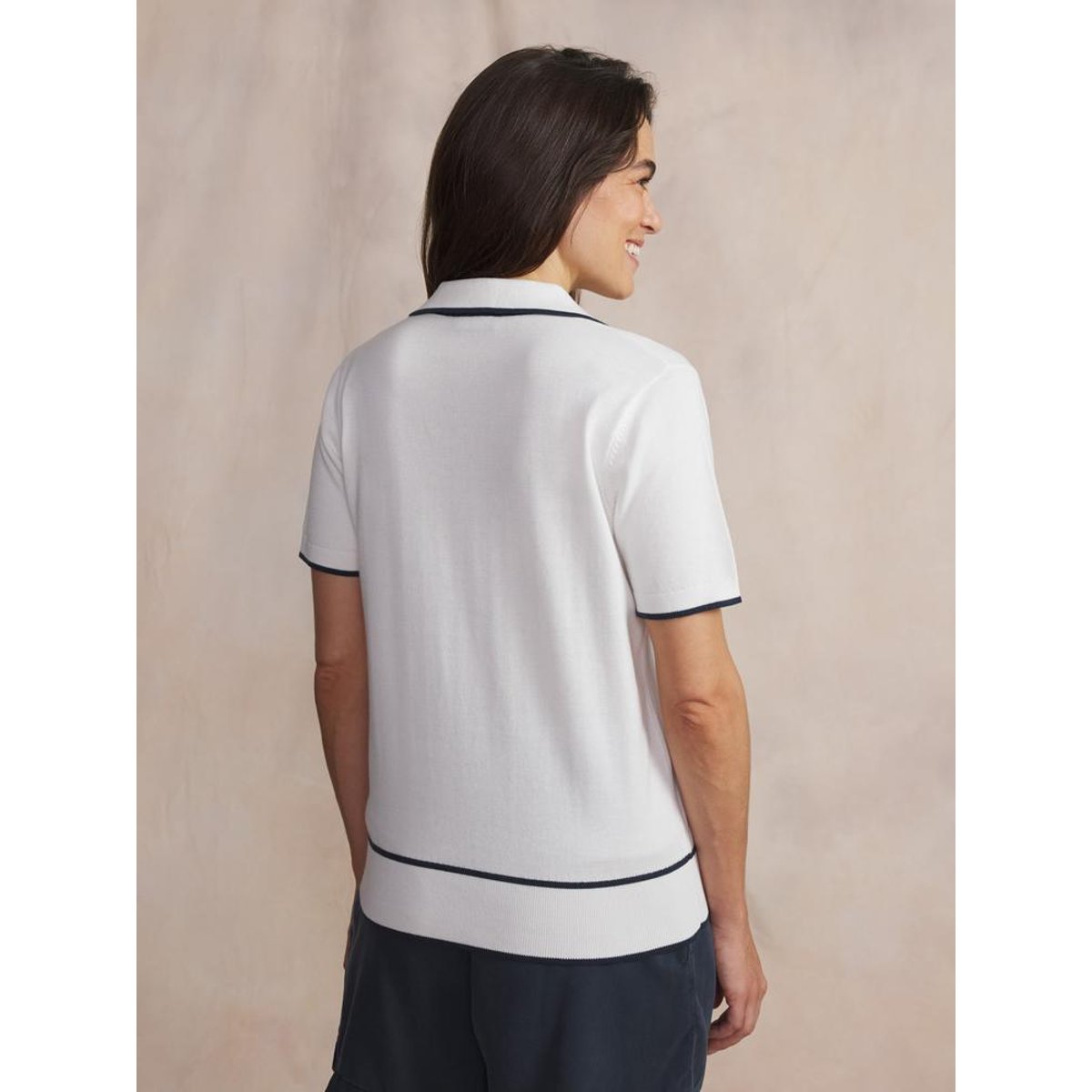 Pull col polo MANAEPOL arctique, TBS