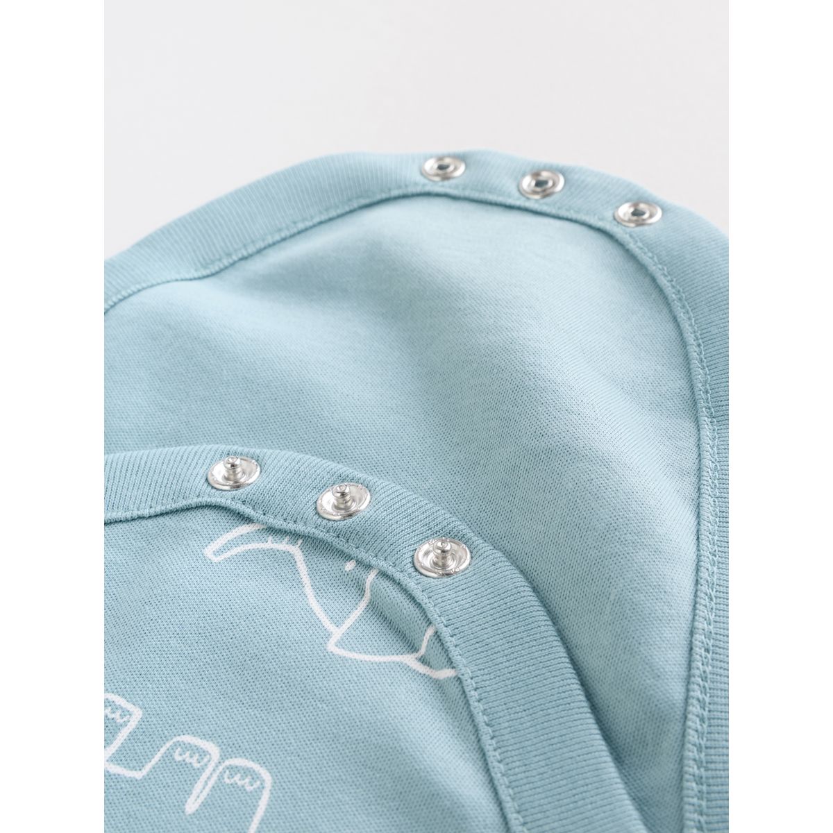 Body manches longues éléphant bébé, lot de 5 bleu, NEXT