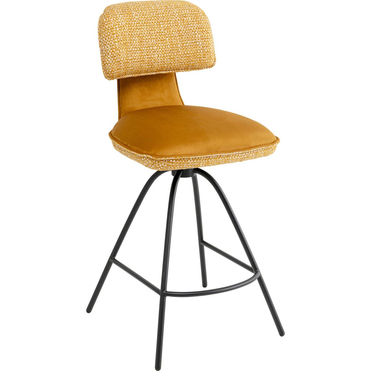 Tabouret de bar, HELLI jaune, KARE DESIGN