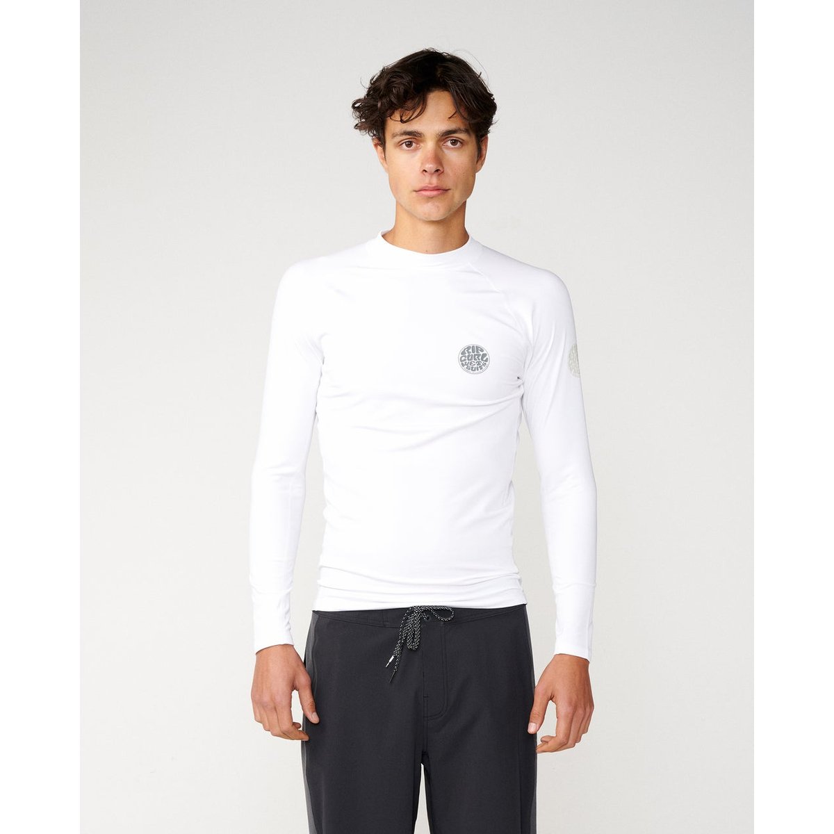 T-shirt anti-UV à manches longues ICONS UPF Brushed white, RIP CURL