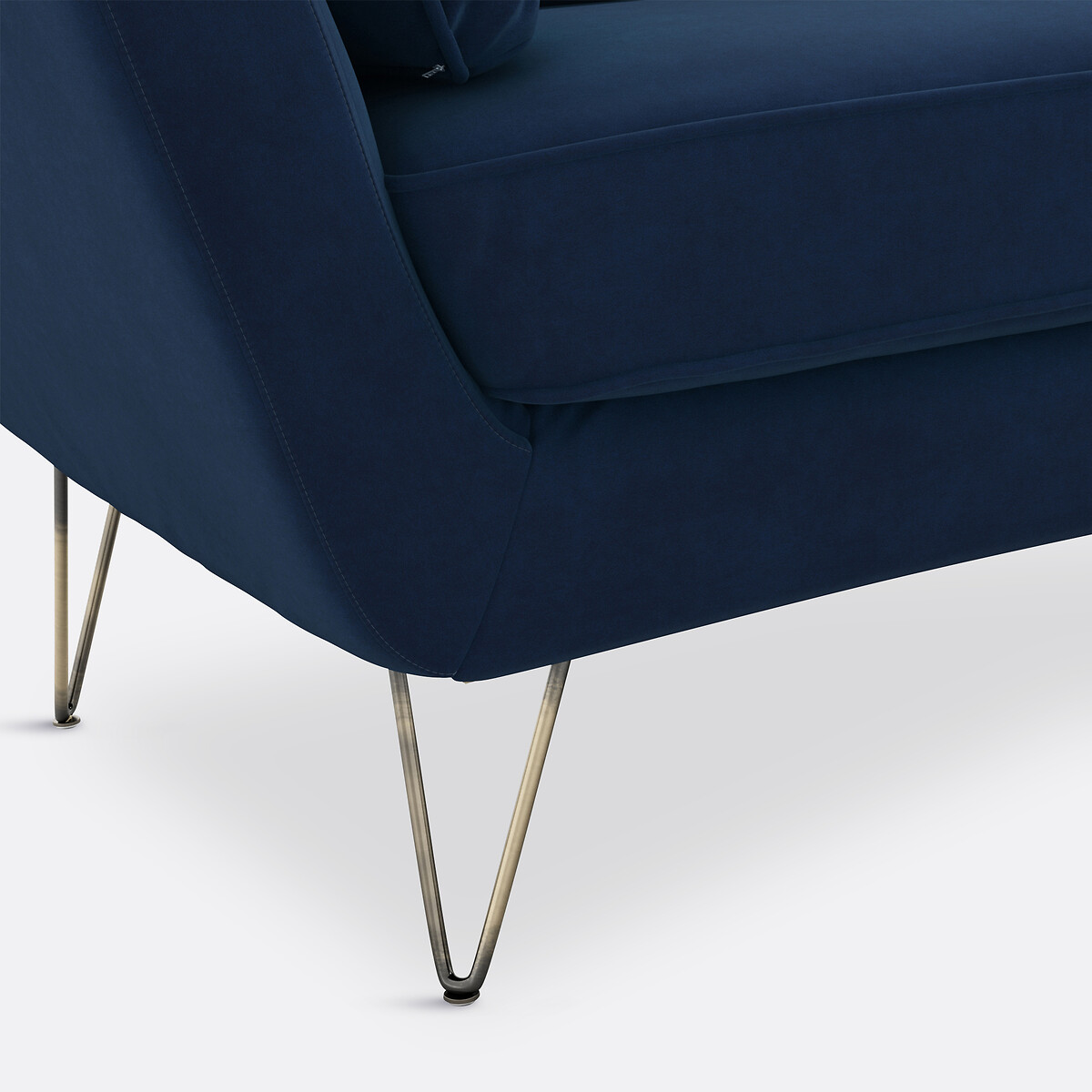 Poltrona XL velluto Topim blu notte, LA REDOUTE INTERIEURS