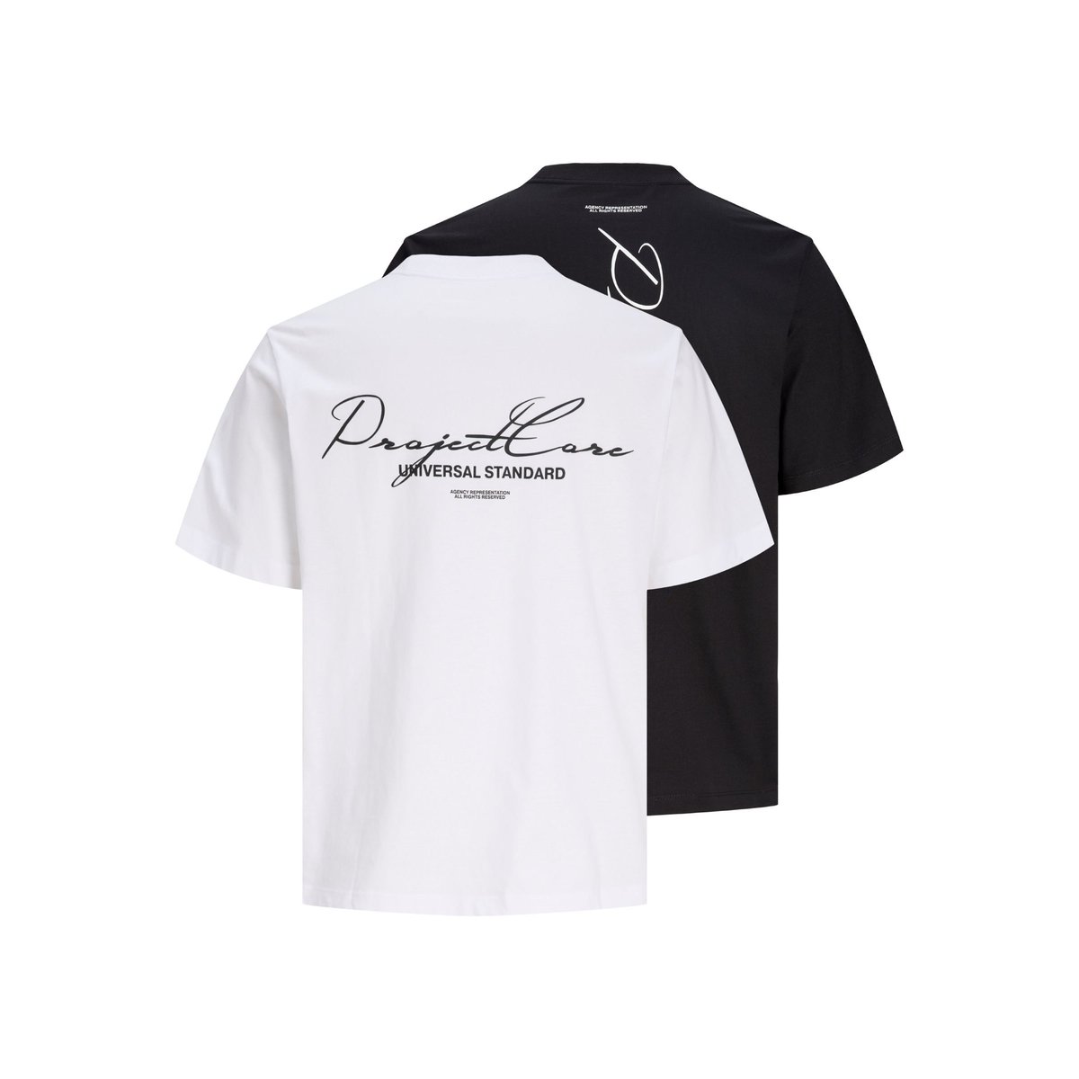 T-Shirt bright white 1, JACK & JONES